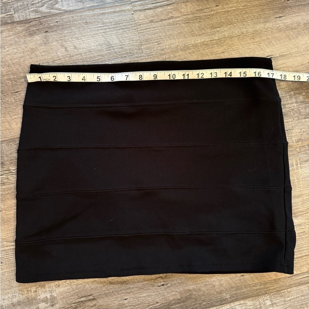 Mini skirt.